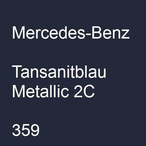 Mercedes-Benz, Tansanitblau Metallic 2C, 359.